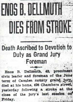 Enos B. Dellmuth, September 10, 1928