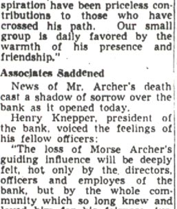 Camden Courier-Post obituary, February 2, 1950 — continued