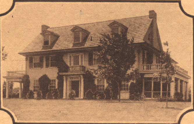 The F. Morse Archer House in Haddonfield NJ, 1926