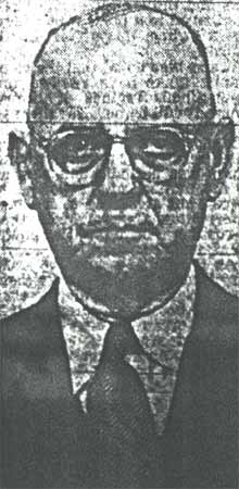 Frank Crawford at retirement, 1950