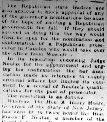 Bar Urges Forsyth to Raise Neutze Ban, Camden Courier-Post, April 5, 1928, panel 3