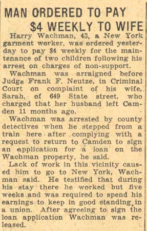 Camden Courier-Post, May 9, 1934, page 1