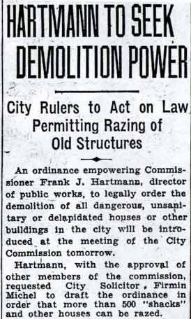 Hartmann article, January 12, 1938, page 1