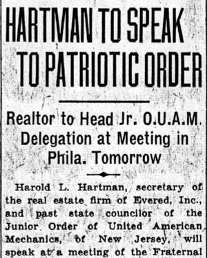 Hartmann article, January 27, 1938, clipping 1