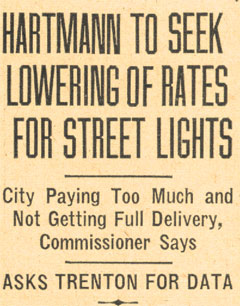 Frank J. Hartmann Jr. newspaper clipping, August 3, 1935, clipping 1