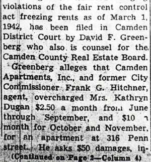 Camden Courier-Post, May 11, 1943 — Frank G. Hitchner, page 2
