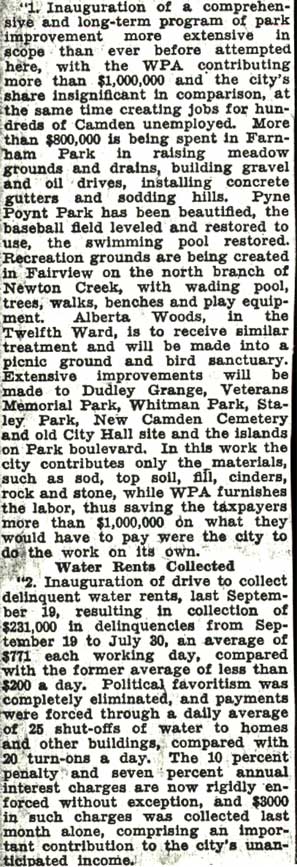 Hartmann Records Results article, August 1, 1936, clipping 3