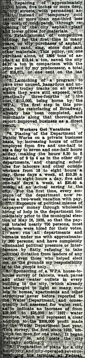 Hartmann Records Results article, August 1, 1936, clipping 4