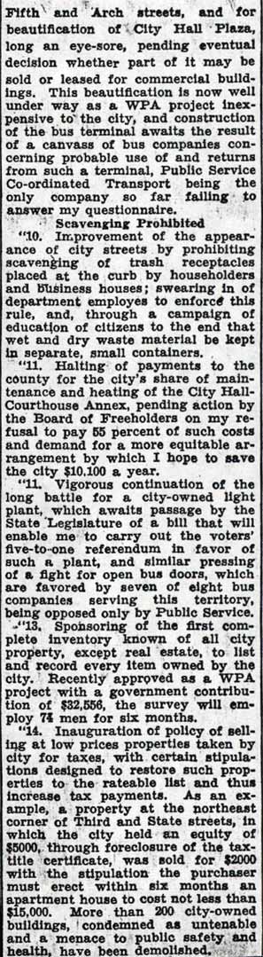 Hartmann Records Results article, August 1, 1936, clipping 5