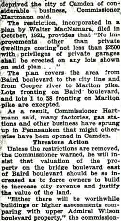 Hartmann article on Wilson Blvd., August 1, 1936, continued