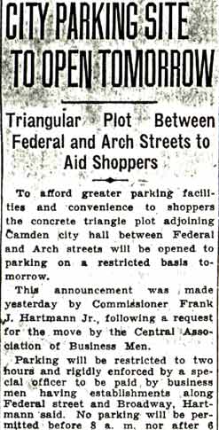 Hartmann dismissals article, 1938, clipping 1