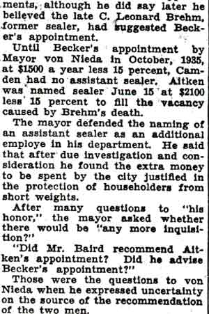 Camden Courier-Post, August 8, 1936, continued
