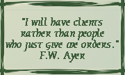 N.W. Ayer and Son motto