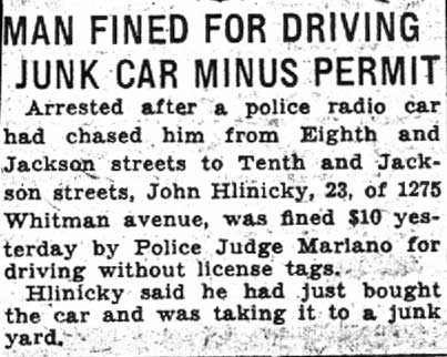 Gene R. Mariano, January 8, 1938