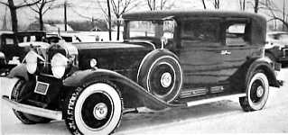 George Ackerle's sixteen-cylinder 1931 Cadillac, photographed 1971