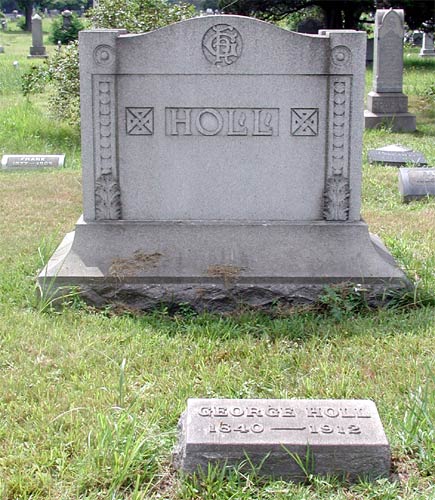 George Holl grave marker