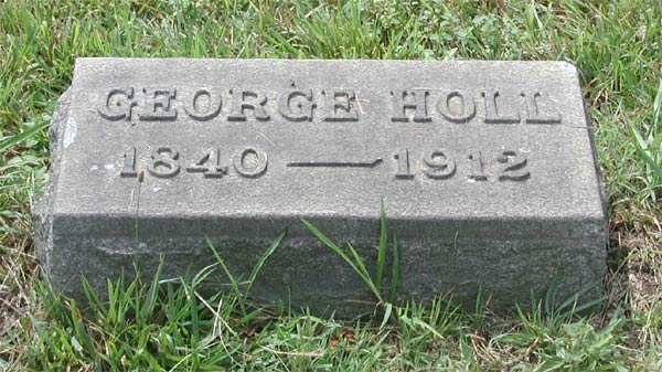 George and Emma Holl grave