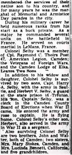Camden Courier-Post obituary, May 17, 1950, part 5