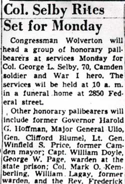Camden Courier-Post article, May 18, 1950, part 1