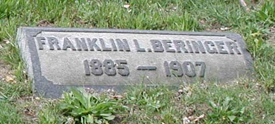 Beringer family plot at Harleigh Cemetery, Camden NJ — detail