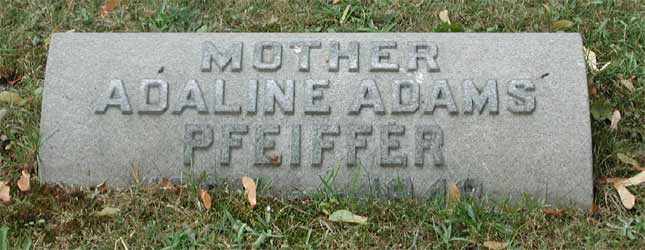 Catherine Pfeiffer gravestone