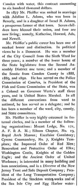 Biographical Review 1897, George Pfeiffer Jr. biography, page 2