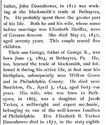 Biographical Review 1897 — G.R. Danenhower biography, column one