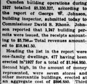 Camden Courier-Post, January 7, 1928, page 2