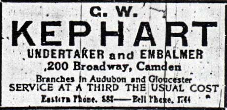 Camden Courier-Post, January 27, 1913