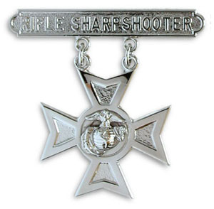 Marine Corps Rifle Sharpshooter Badge