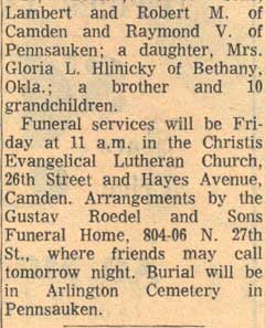 Obituary continued