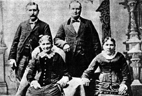 Howland Croft with his brother and sisters
