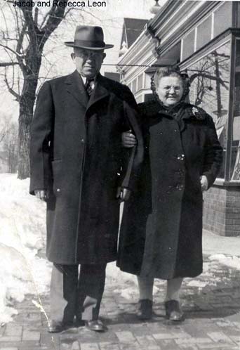 Jacob and Rebecca Leon, looking east on the 1000 block of North 27th Street, Camden