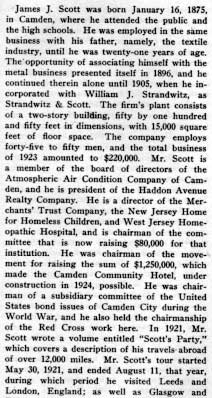 South Jersey: A History 1624–1924 — James J. Scott entry, page 2