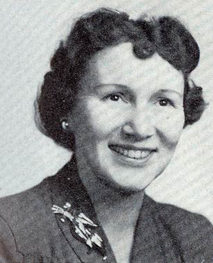 Jane Shibe, English teacher, Camden High School, 1944 yearbook portrait