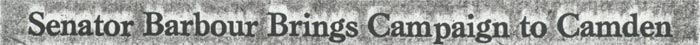 Senator Barbour Brings Campaign to Camden — Camden Courier-Post, August 3, 1936