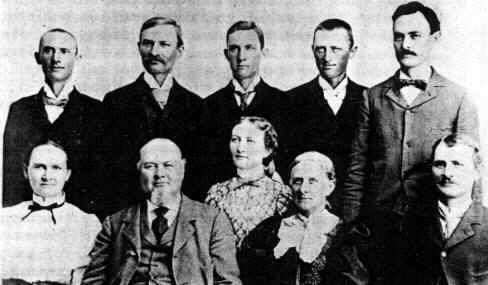 The John and Amelia Croft Family Group, about 1907