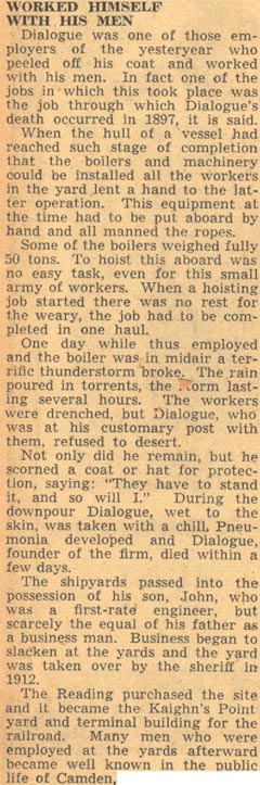 Camden Courier-Post, June 1939 — Is Zat So! by Gordon Mackay, column 4