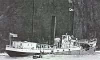 USS Armeria, lighthouse tender commissioned December 4, 1890, built by Dialogue shipyard