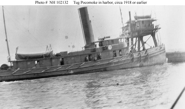 Pocomoke, 293 gross ton steam tug built at Camden in 1906