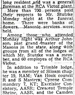 Camden Courier-Post, June 6, 1950 — Burial Rites Held for John Stutzke (part 2)