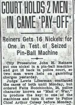 Court Holds 2 Men In Game ‘Pay-Off’ — headline and opening paragraphs