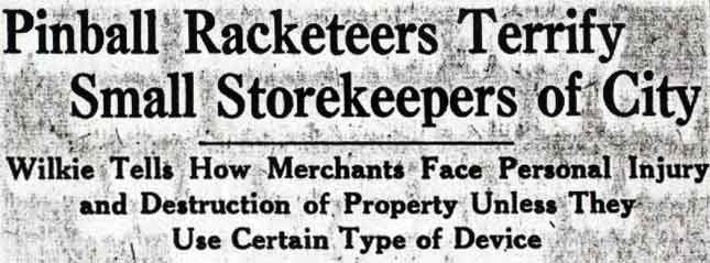 Pinball Racketeers Terrify Small Storekeepers of City, Camden Courier-Post, August 19, 1936