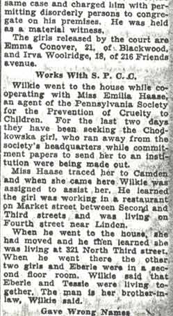 Police Judge Holds Pair Wilkie Nabbed continued, Camden Courier-Post, August 31, 1936