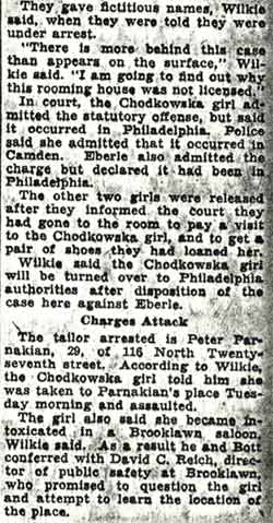 Police Judge Holds Pair Wilkie Nabbed continued, Camden Courier-Post, August 31, 1936