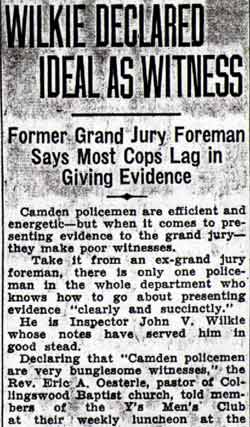 Wilkie Declared Ideal as Witness, Camden Courier-Post, October 3, 1936
