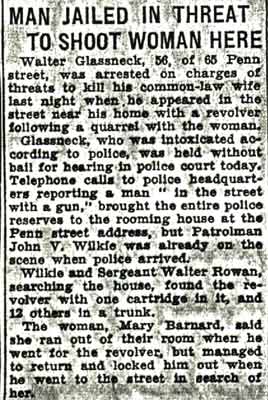Man Jailed in Threat to Shoot Woman Here, Camden Courier-Post, October 26, 1936