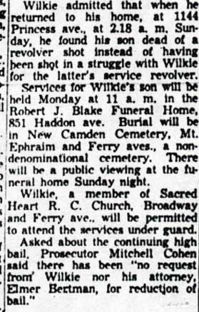 Wilkie freed continued