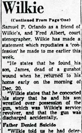 Wilkie freed continued