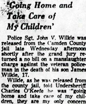 Wilkie freed by grand jury, December 31, 1953